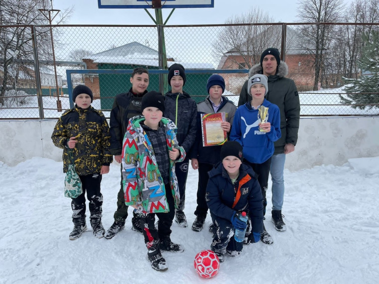 Чемпионат области по мини-футболу на снегу среди детей с ОВЗ.